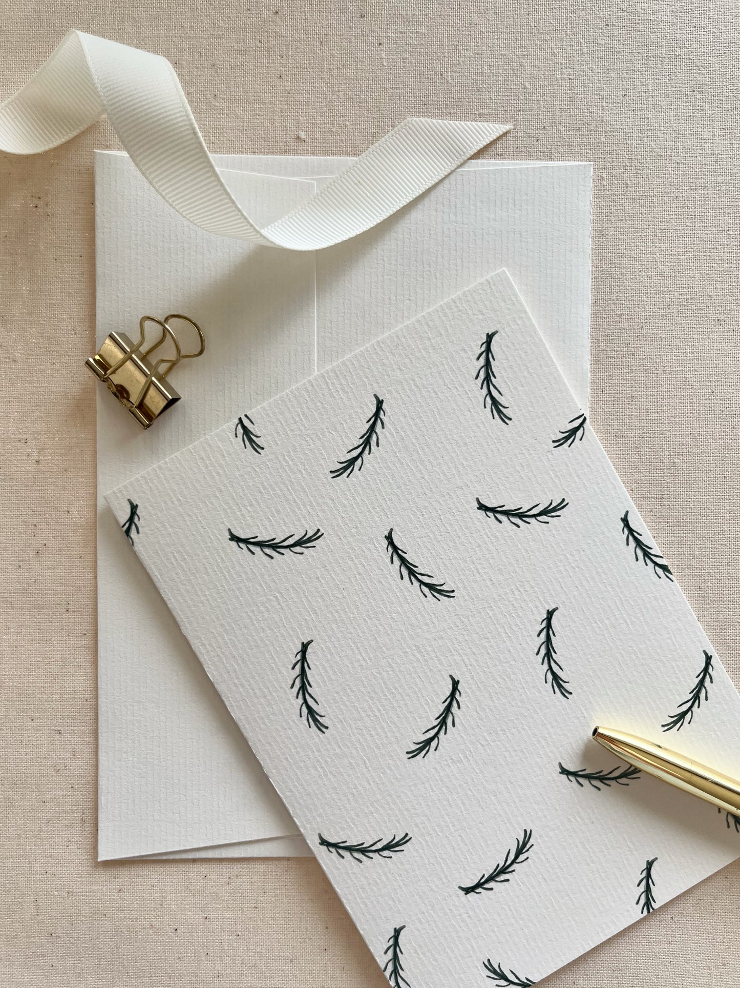 CHRISTMAS CARD - VERT EN VERT