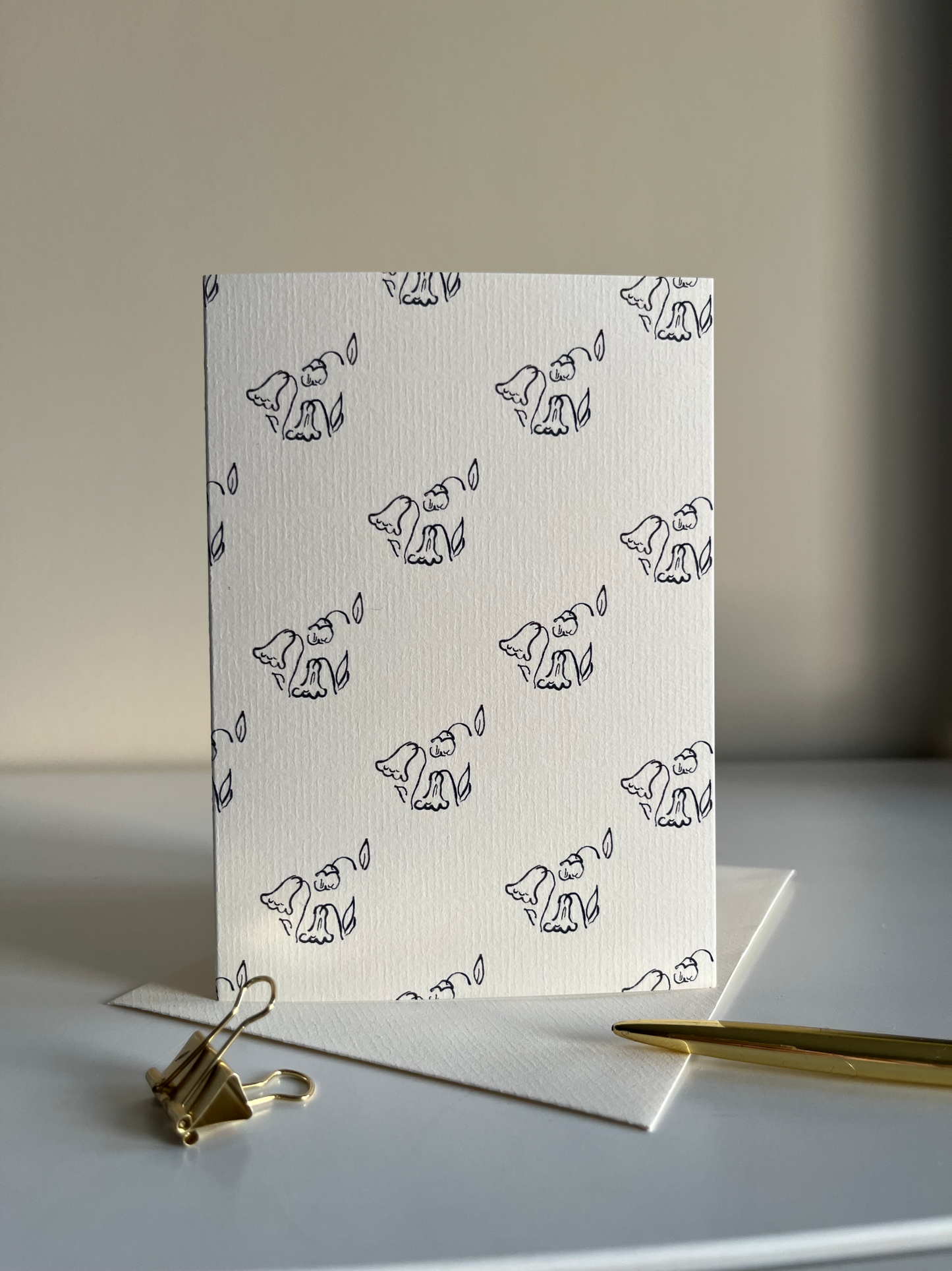 GREETING CARD - CAMPANULES