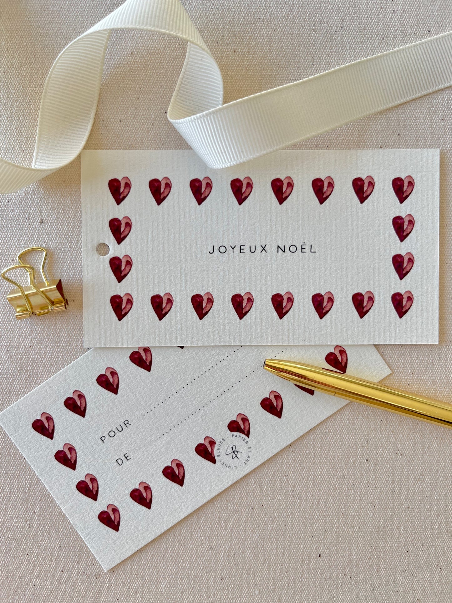 GIFT TAGS - NOËL ROUGE
