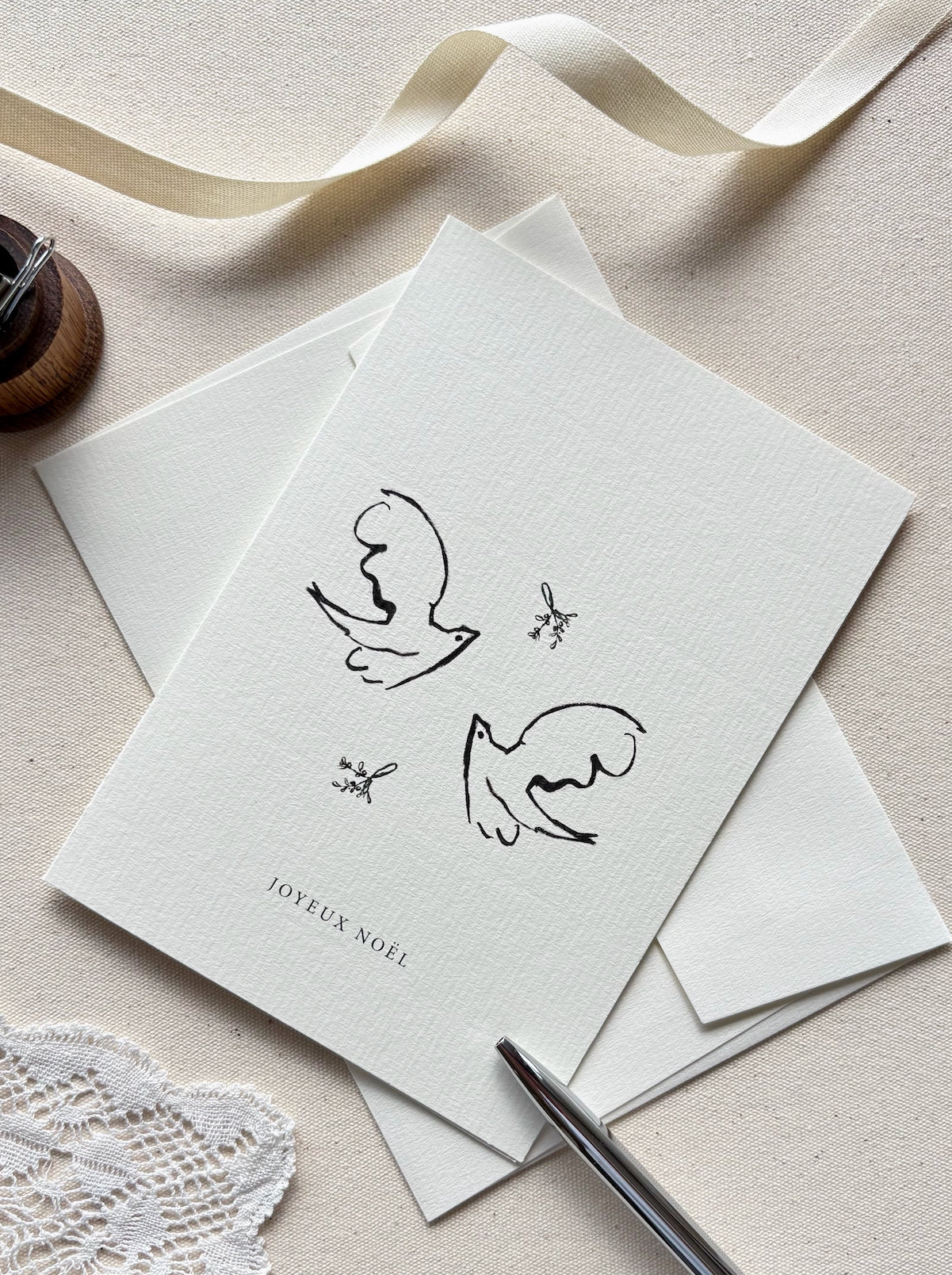 CHRISTMAS CARD - LES MESSAGERS DE NOËL