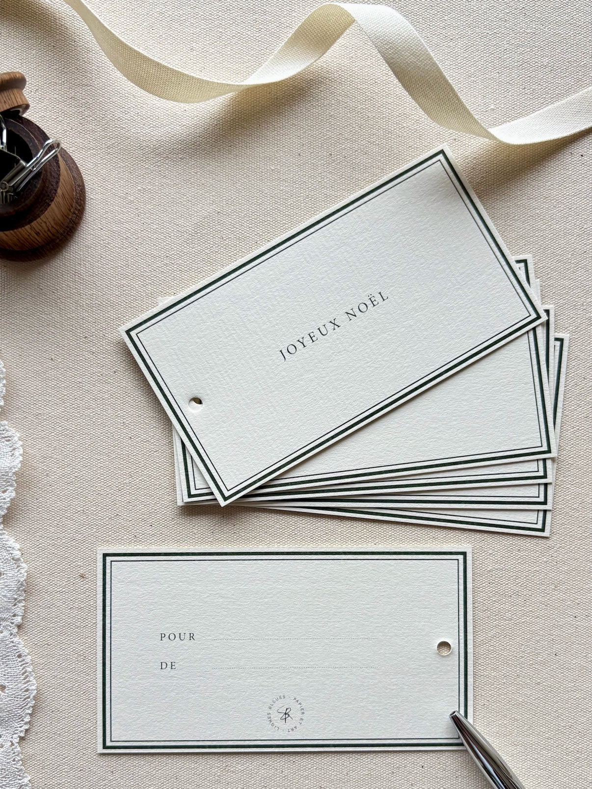 GIFT TAGS - NOËL VERT CLASSIQUE