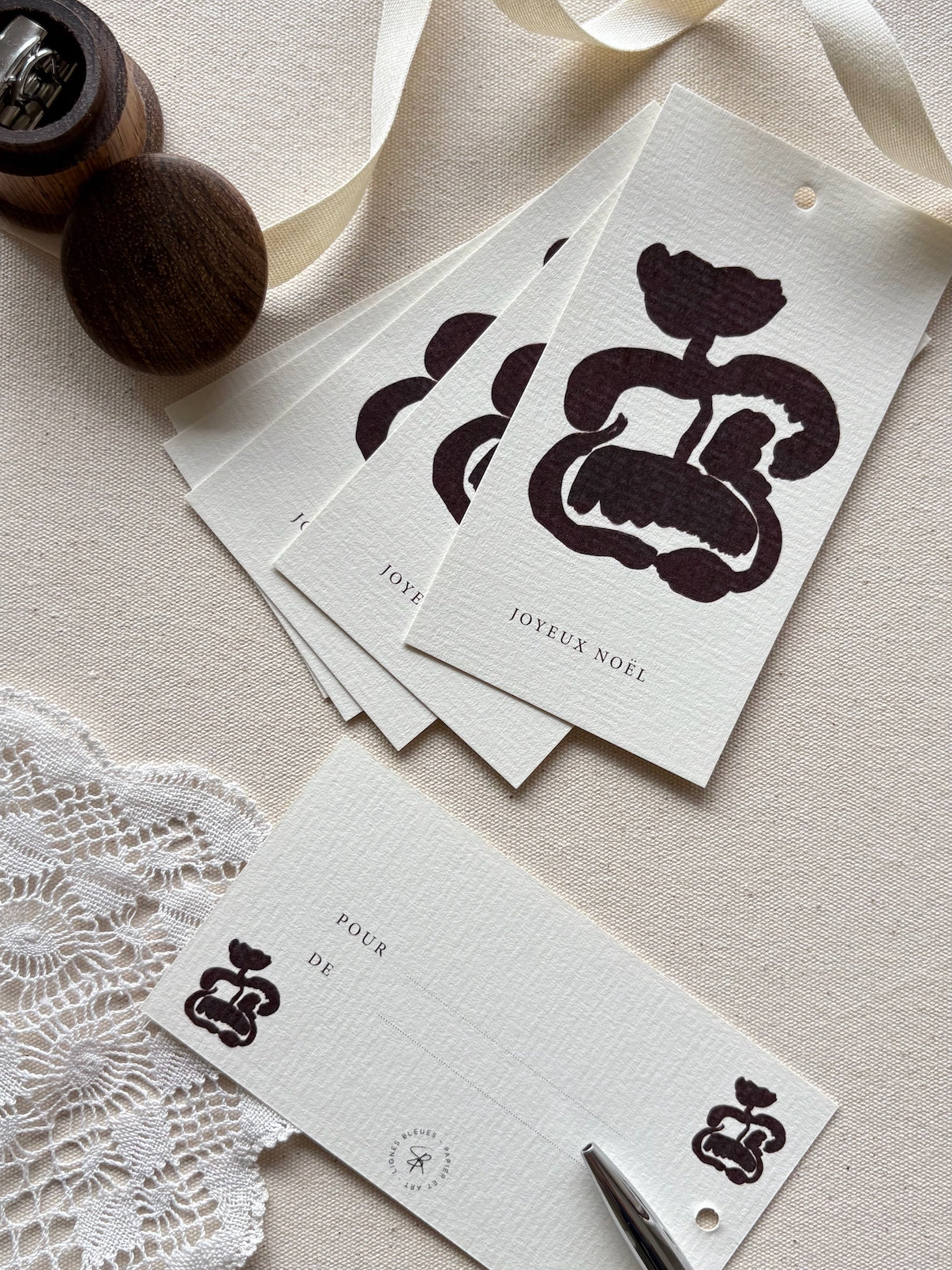 GIFT TAGS - FLEUR ÉTERNELLE