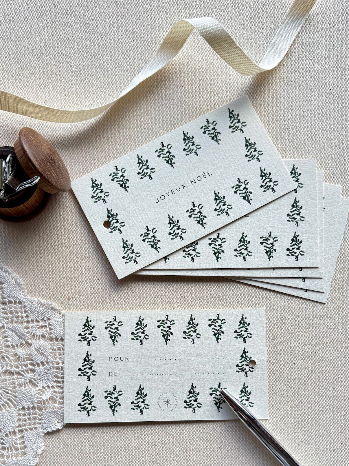 GIFT TAGS - PETIT PAYSAGE D'HIVER