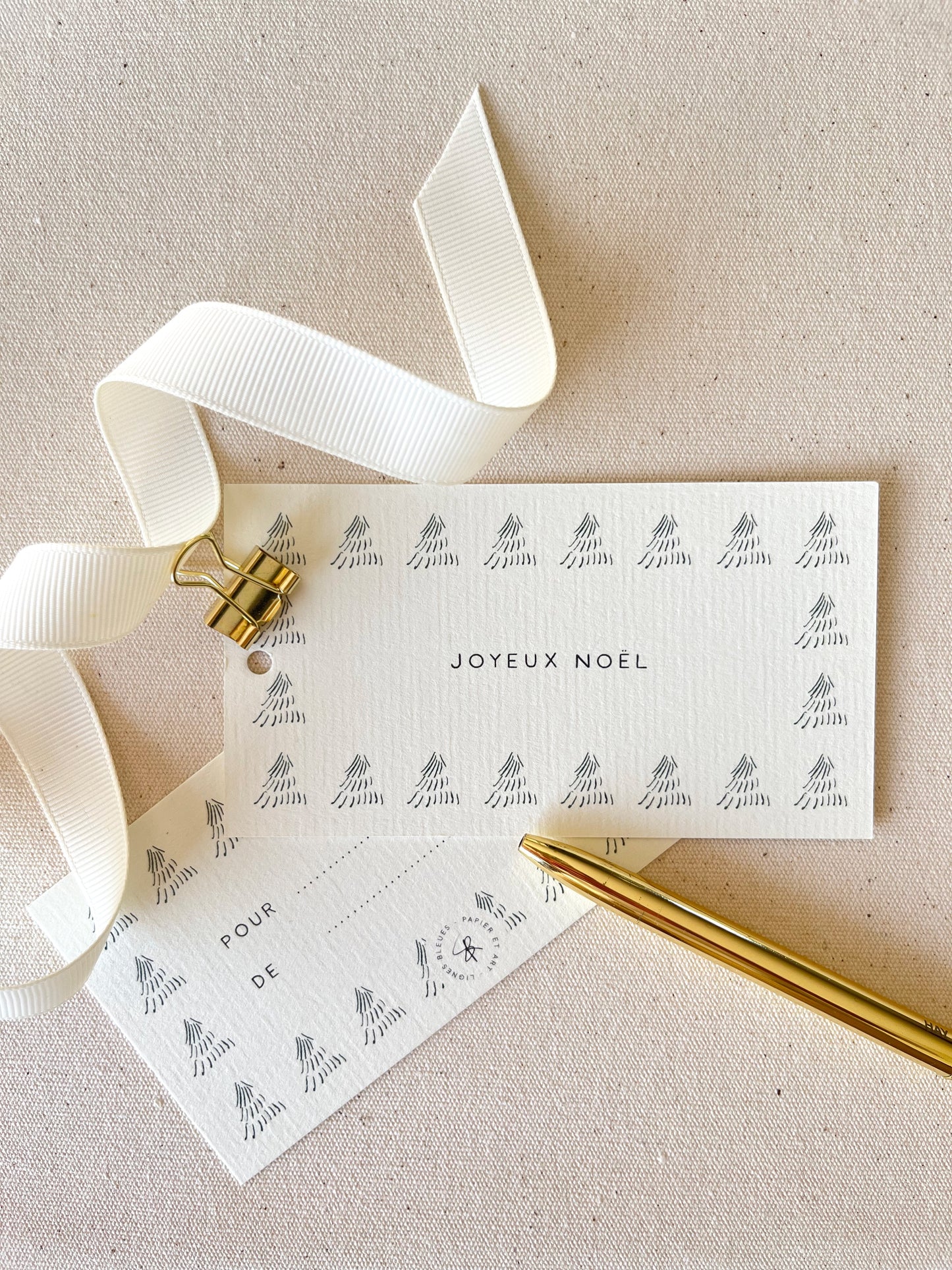 GIFT TAGS - PETIT SAPIN NÖEL