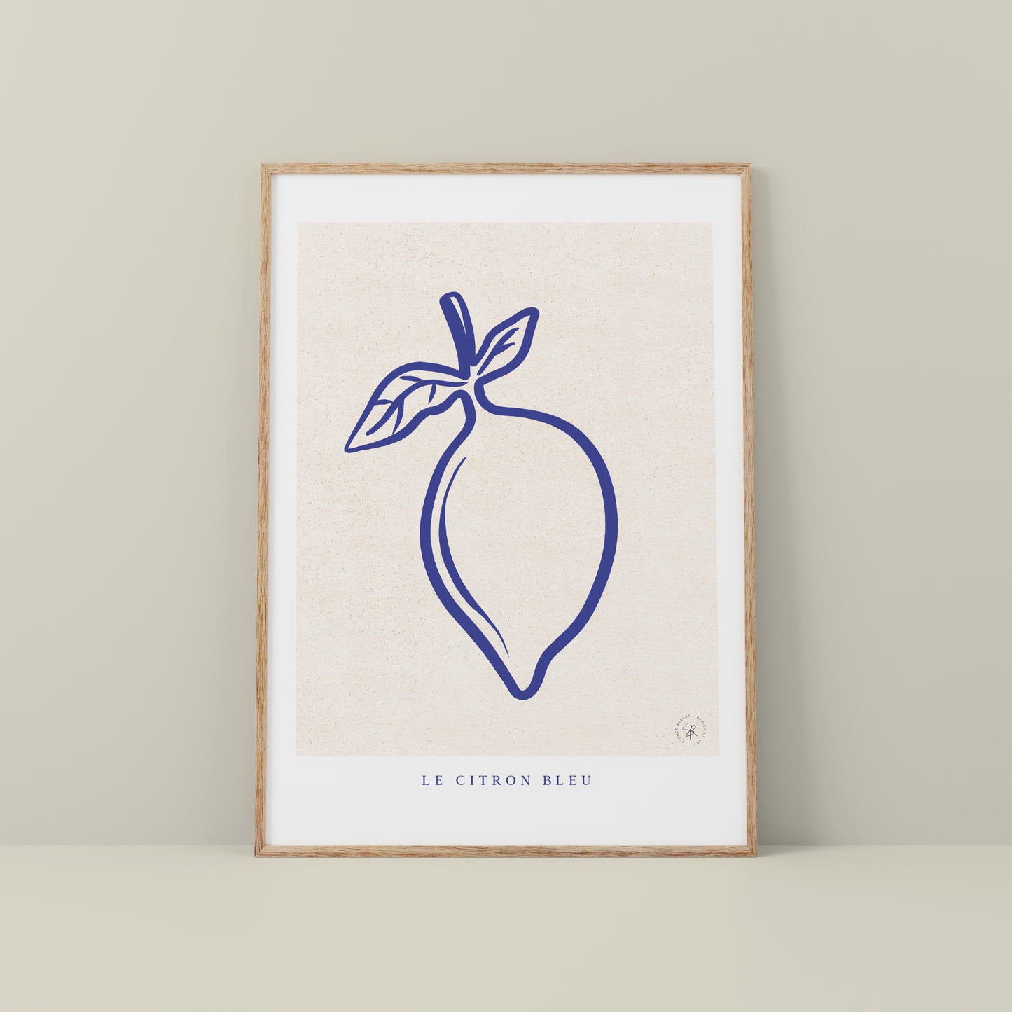 POSTER - LE CITRON BLEU