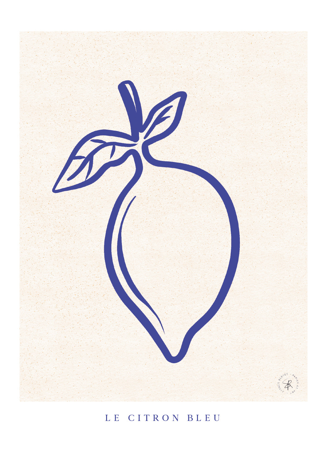 POSTER - LE CITRON BLEU