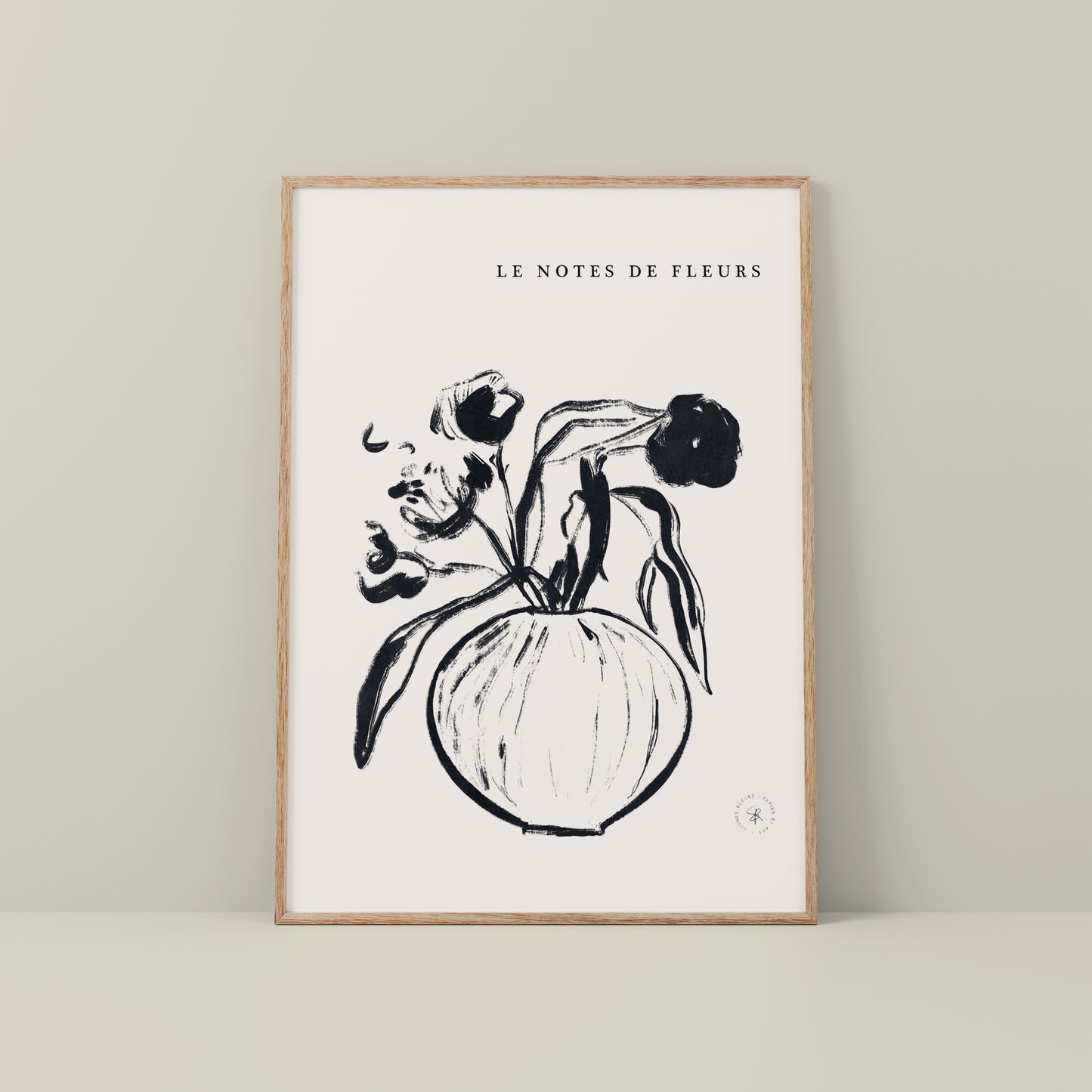 POSTER - LE NOTES DE FLEURS