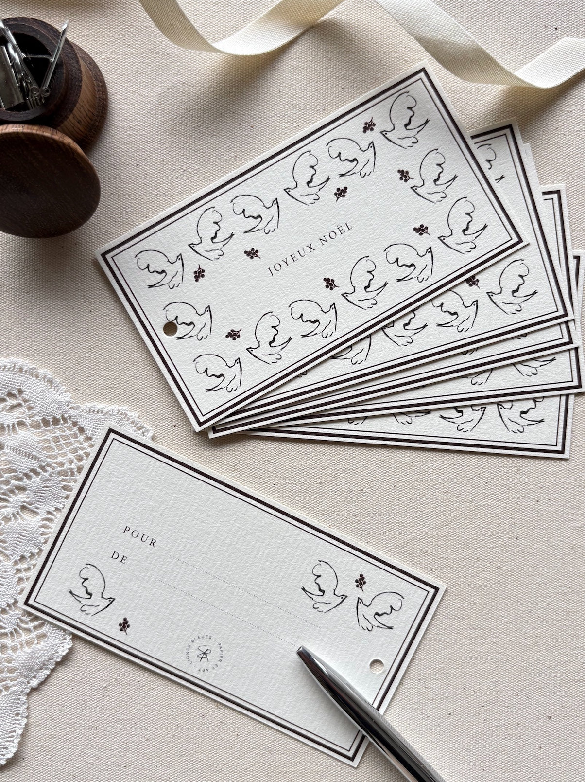 GIFT TAGS - PETIT MESSAGERS DE NOËL