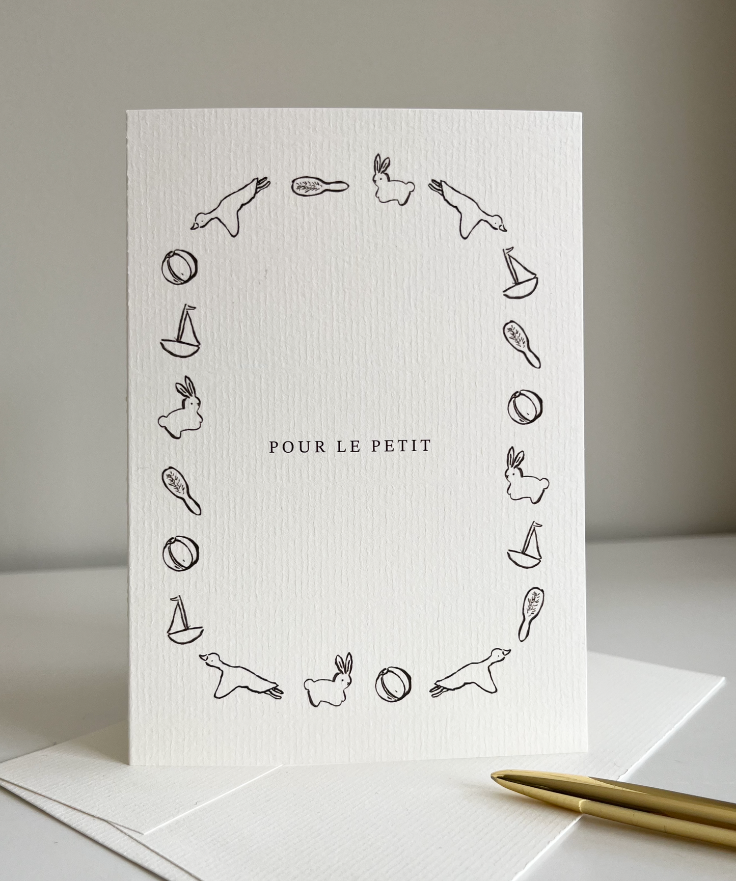 GREETING CARD - POUR LE PETIT
