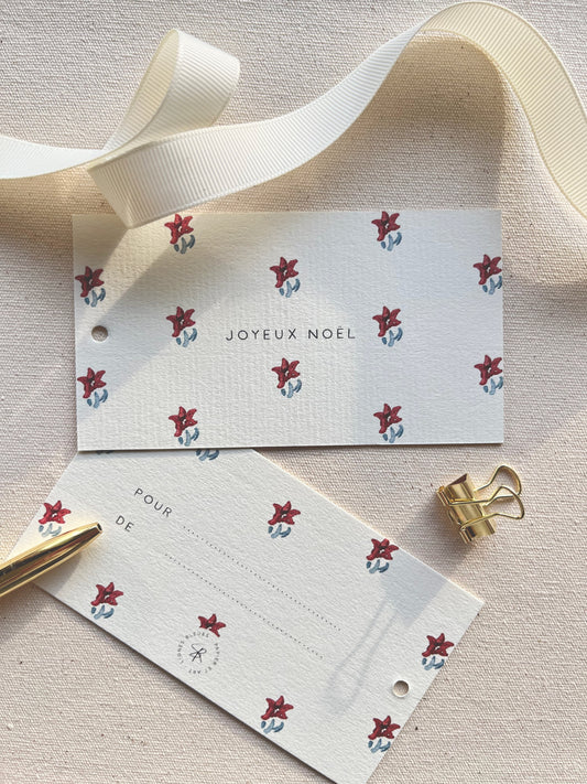 GIFT TAGS - PLUIE D'ÉTOILES