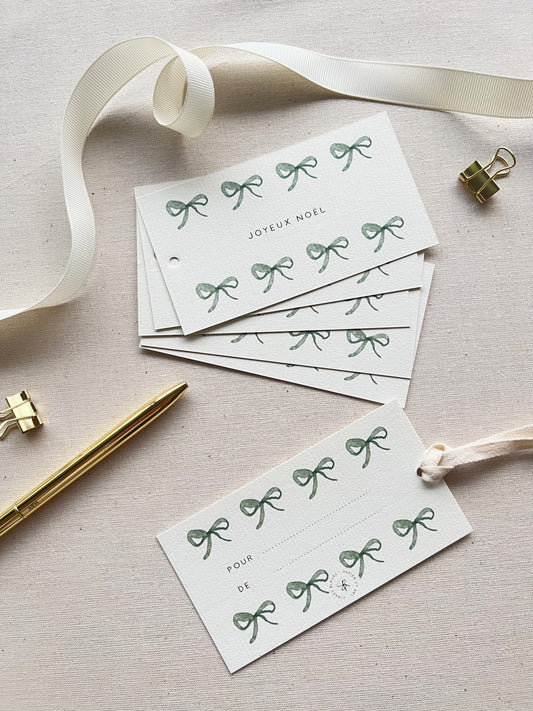 GIFT TAGS - NOËL VERT
