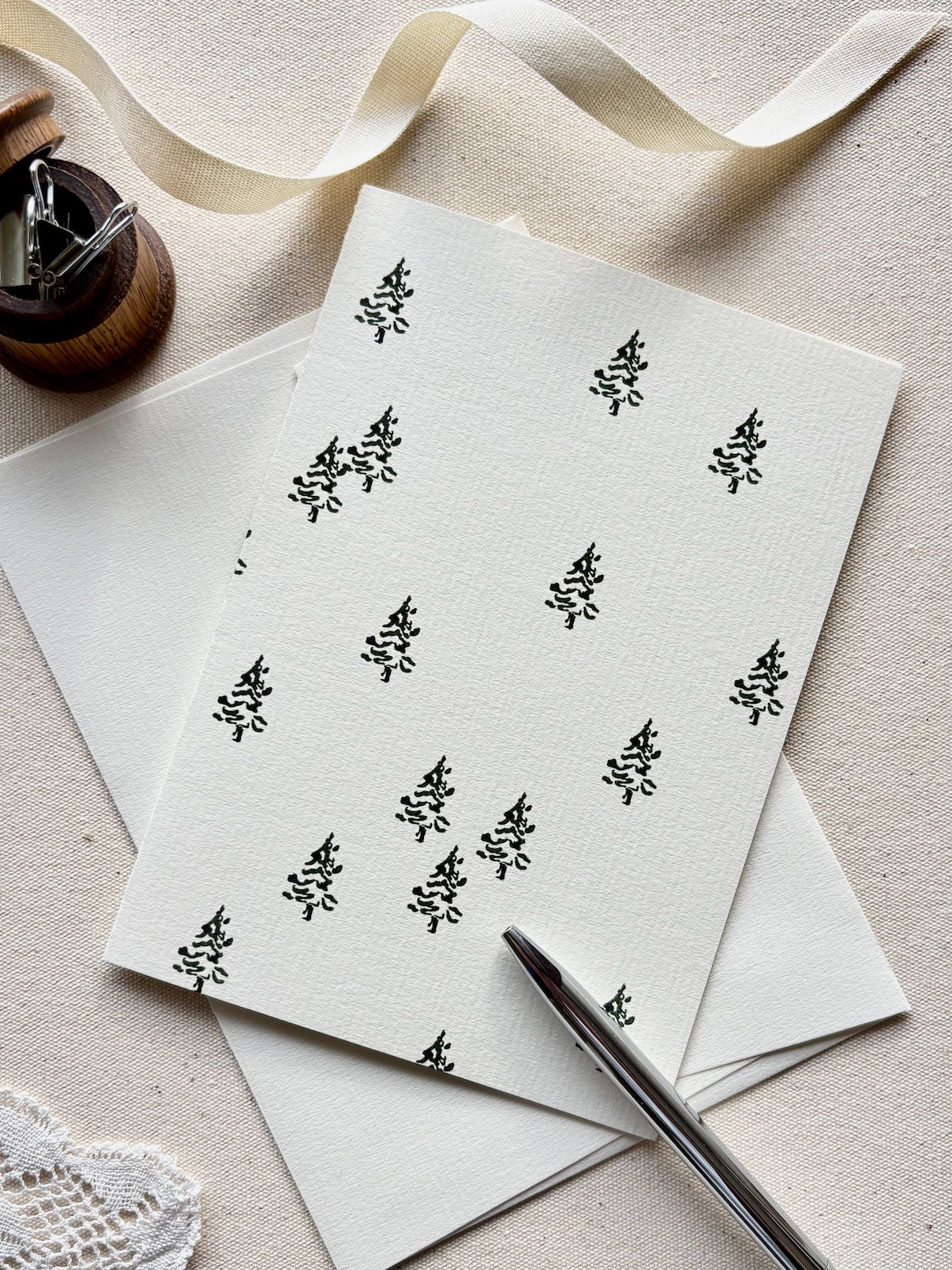CHRISTMAS CARD - PAYSAGE D'HIVER