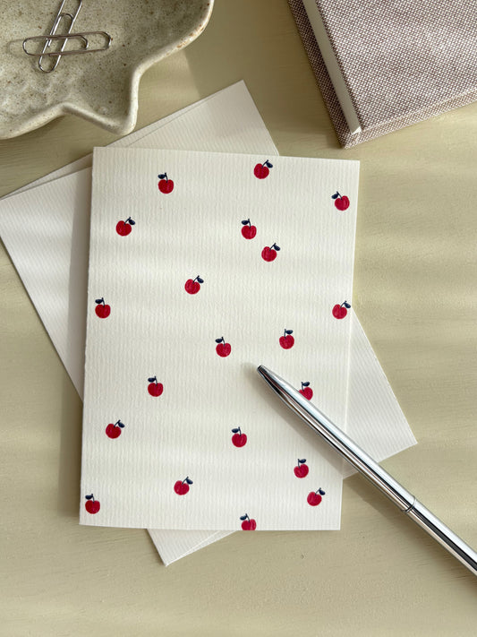 GREETING CARD - LES POMMES