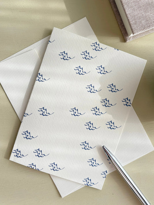 GREETING CARD - LES VAGUES