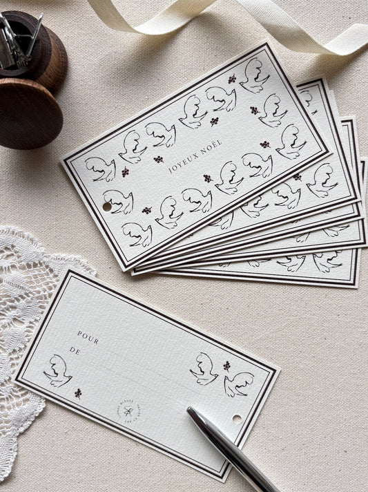 GIFT TAGS - PETIT MESSAGERS DE NOËL