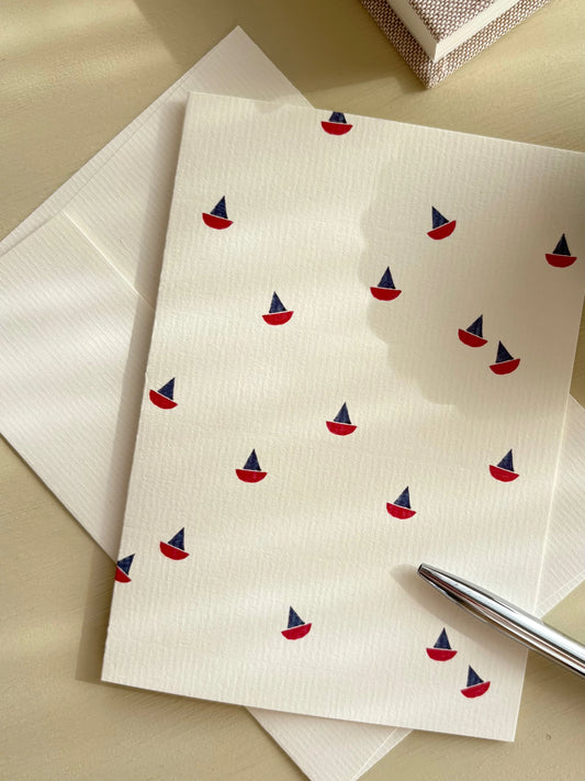 GREETING CARD -  TOUS LES BATEAUX